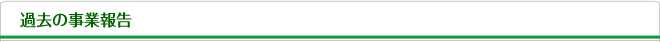 過去の活動実績